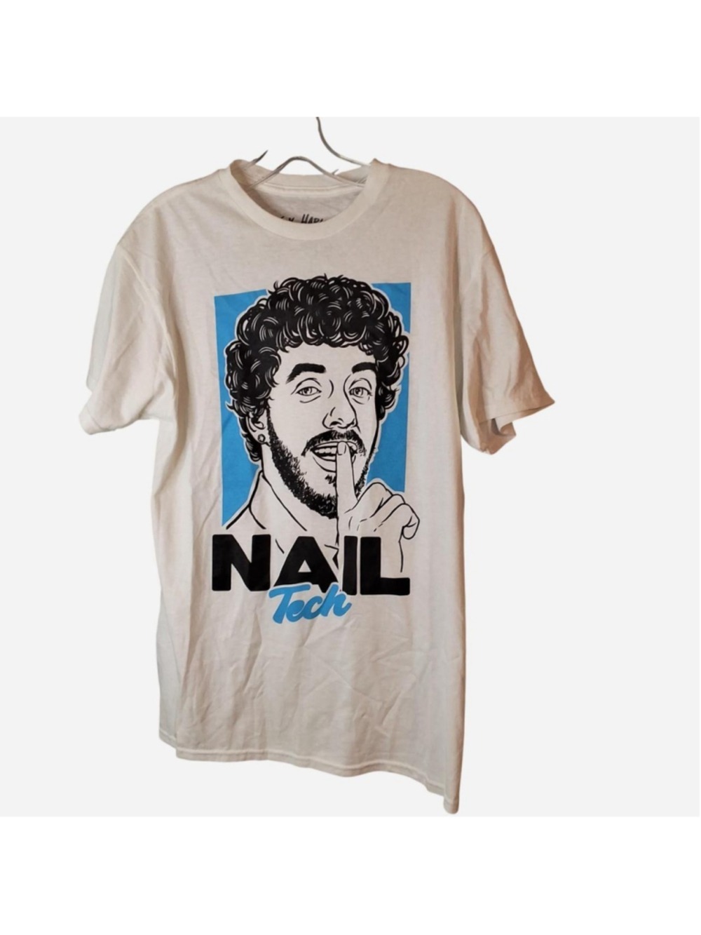 Jack Harlow "Nail Tech" white cotton t-shirt Size Medium